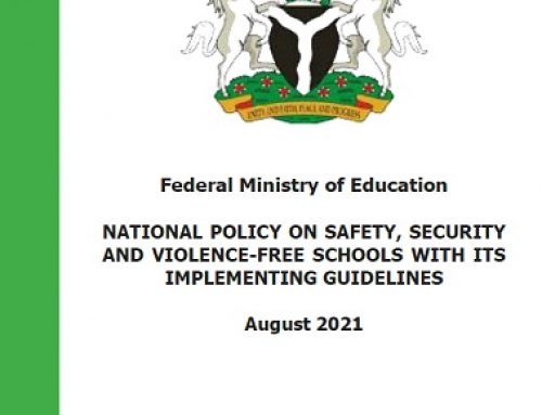 NATIONAL POLICY ON SAFETY, SECURITY AND VIOLENCE-FREE SCHOOLS WITH ITS IMPLEMENTING GUIDELINES