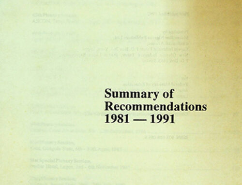 Joint Consultative Committee on Education (JCCE) 1981 – 1991