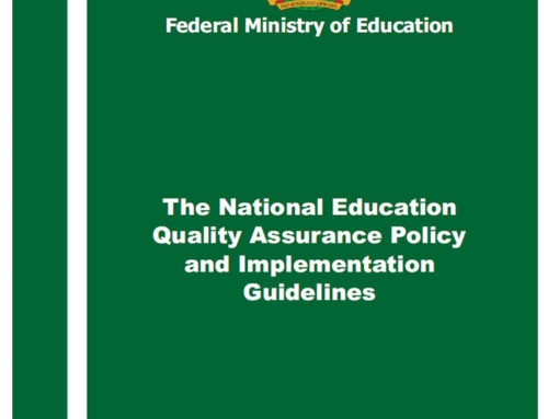 The National Education Quality Assurance Policy and Implementation Guidelines