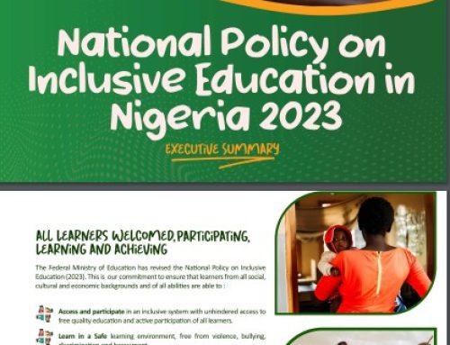 National Policy on Inclusive Education in Nigeria 2023 Executive Summary